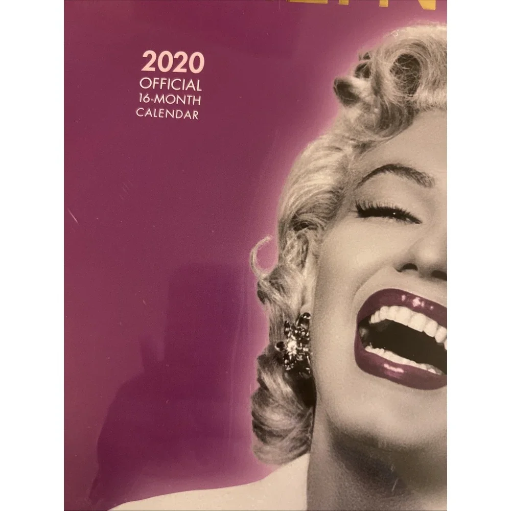 Plato Marilyn Monroe Wall Calendar - 16-Month 2020 Calendar, 12